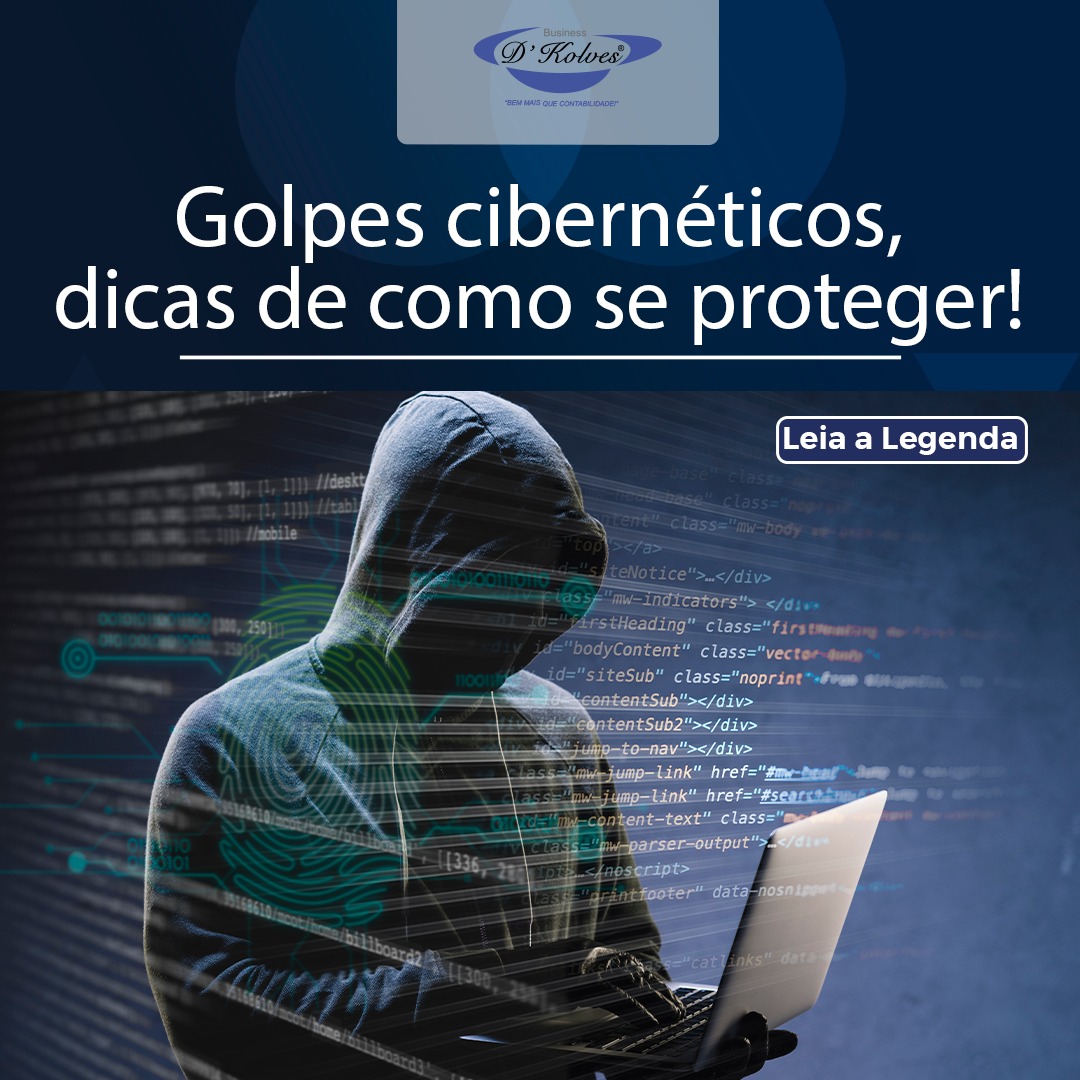 Imagem de Clientes GOLPES CIBERNÉTICOS, DICAS DE COMO SE PROTEGER!