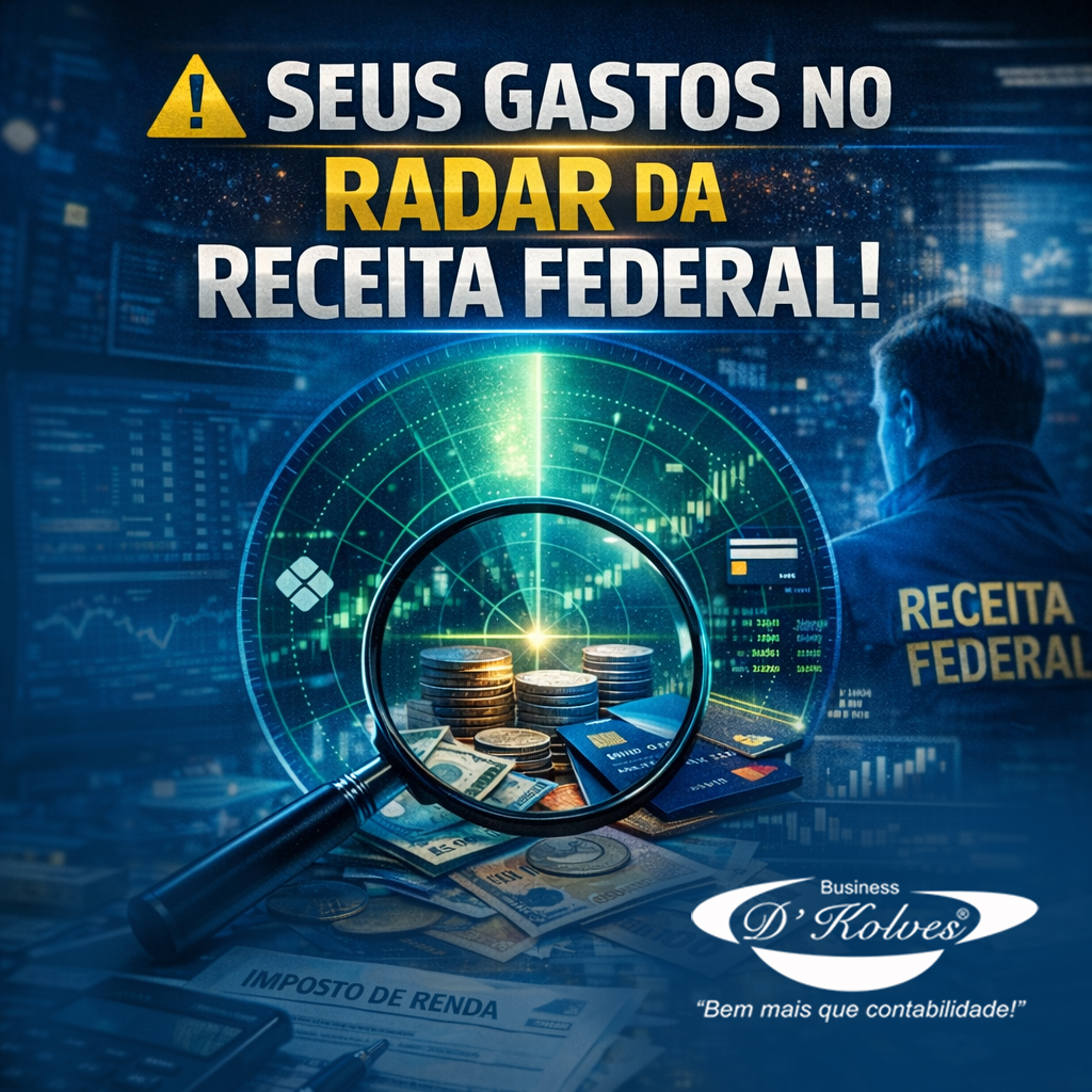 Imagem de Clientes SEUS GASTOS NO RADAR DA RECEITA FEDERAL!